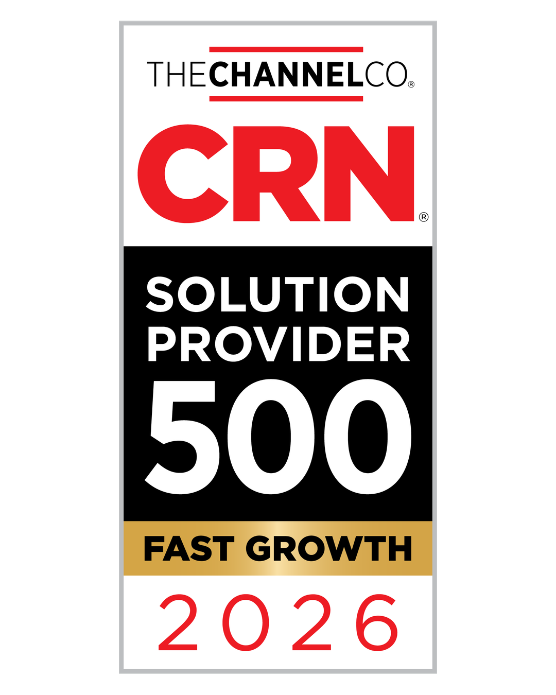 CRN Solution Provider 500 Fast Growth (2026)